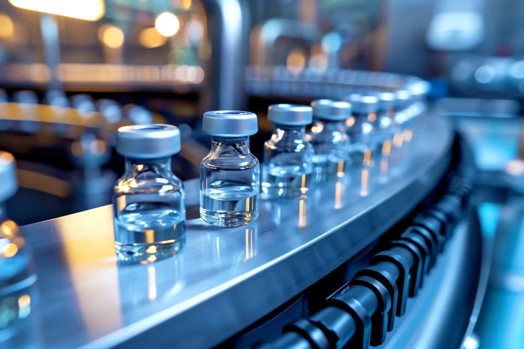 Viales de medicamentos inmunoterapéuticos utilizados en combinación con radioterapia contra el cáncer