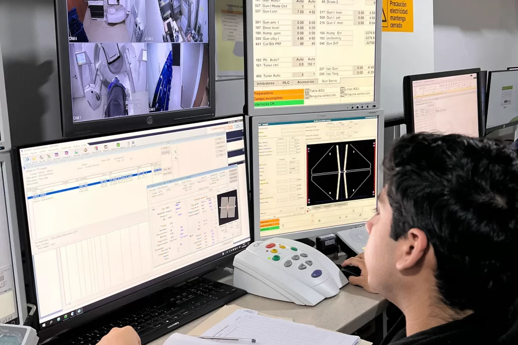 Equipamiento de alta tecnología en ROS utilizado para la primera braquiterapia en ROS